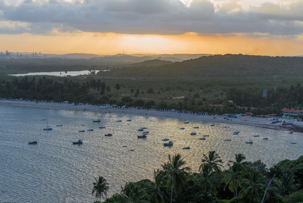 Sheraton Reserva Do Paiva Cabo de Santo Agostinho Szoba fotó Sunset at the mouth of the river